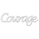 word courage